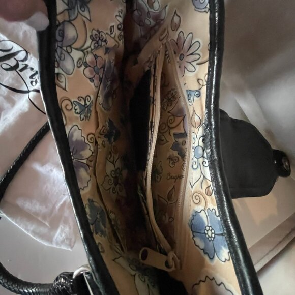 Brighton Straw Beige Bucket Shoulder Bag